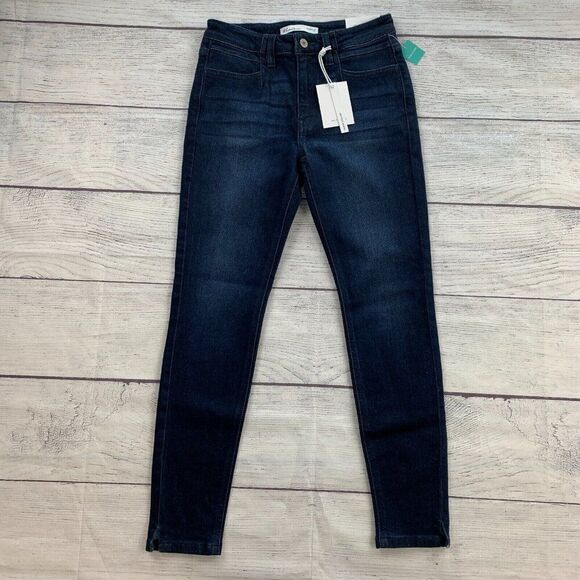 KanCan sz 25 X 27 Maurices Jeans Dark Wash Mid-Rise Skinny Stretch New NWT - Picture 1 of 8
